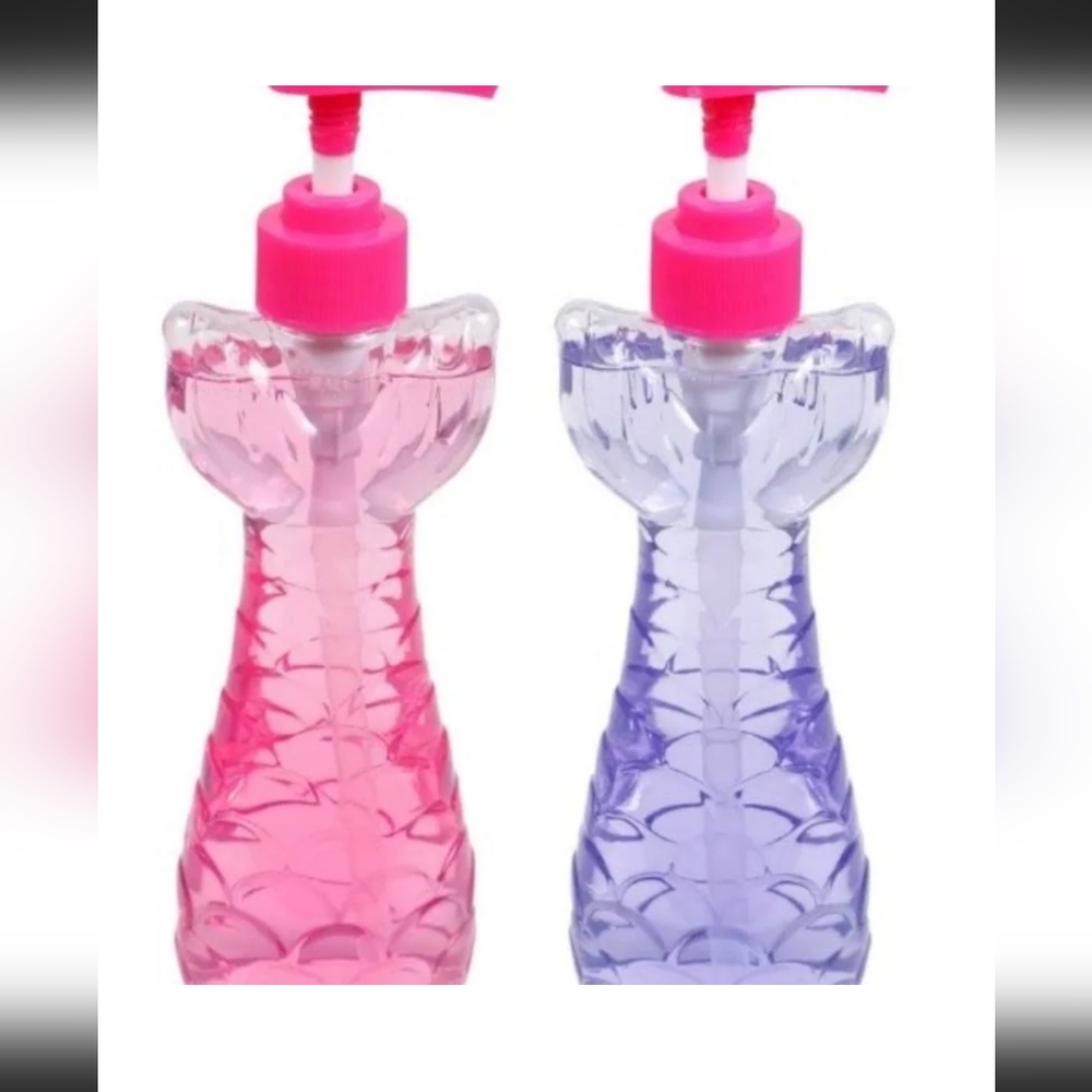 Mermaid tail soap dispenser